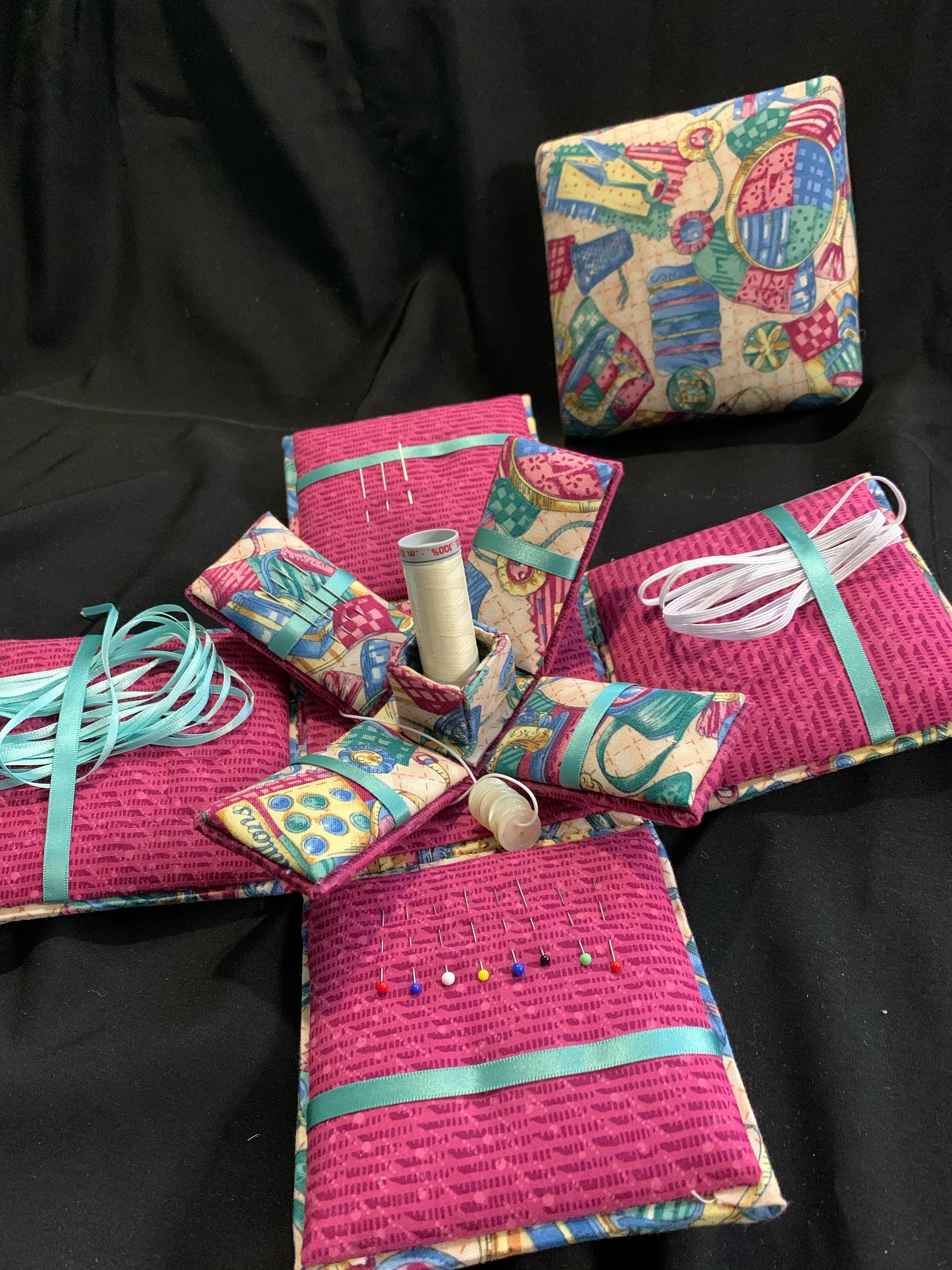 Fabric Covered Sewing Box / Kit - Etsy