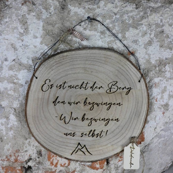 Holzbild mit spruch Etsy.de