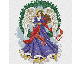 Angel Cross Stitch Etsy
