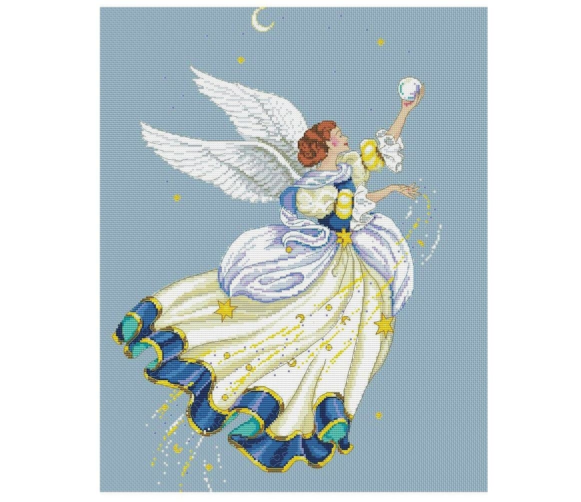 Angel Cross Stitch Pattern PDF Religious Cross Stitch - Etsy UK