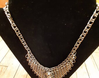 Vintage bib necklace