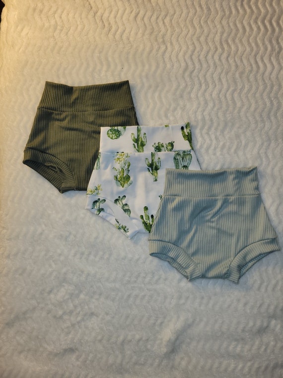 High-Waisted Bummy Shorts, Shorties, Bloomers, Briefs, Bummies, Baby, Toddler, Baby Girl, Baby Boy, unisex