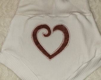 Valentine's Day High-Waisted Bummy Shorts, Shorties, Bloomers, Briefs, Bummies, Baby, Toddler, Baby Girl, Baby Boy, unisex