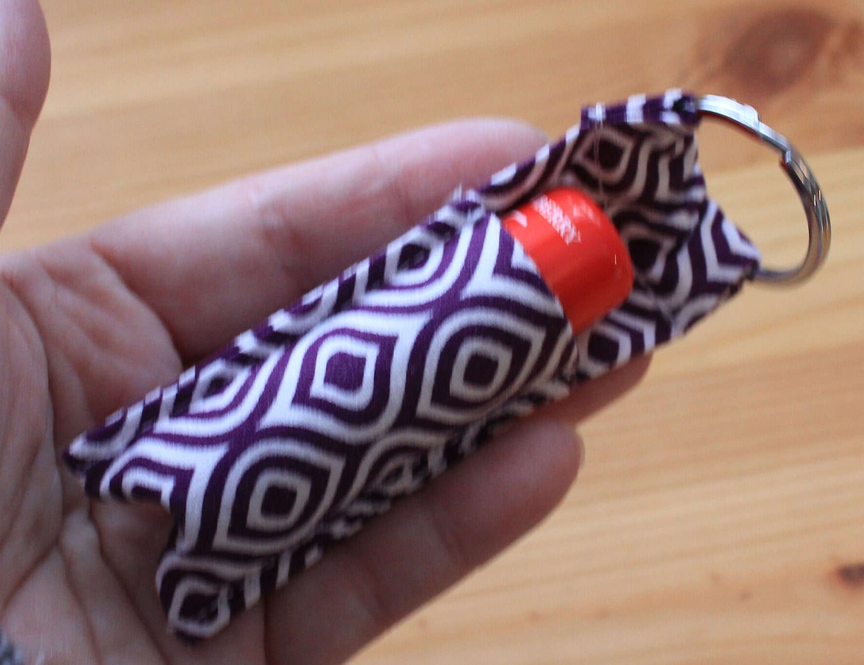 Lip Balm Keyring/chapstick Holder/fabric Case With Lip Balm Etsy UK