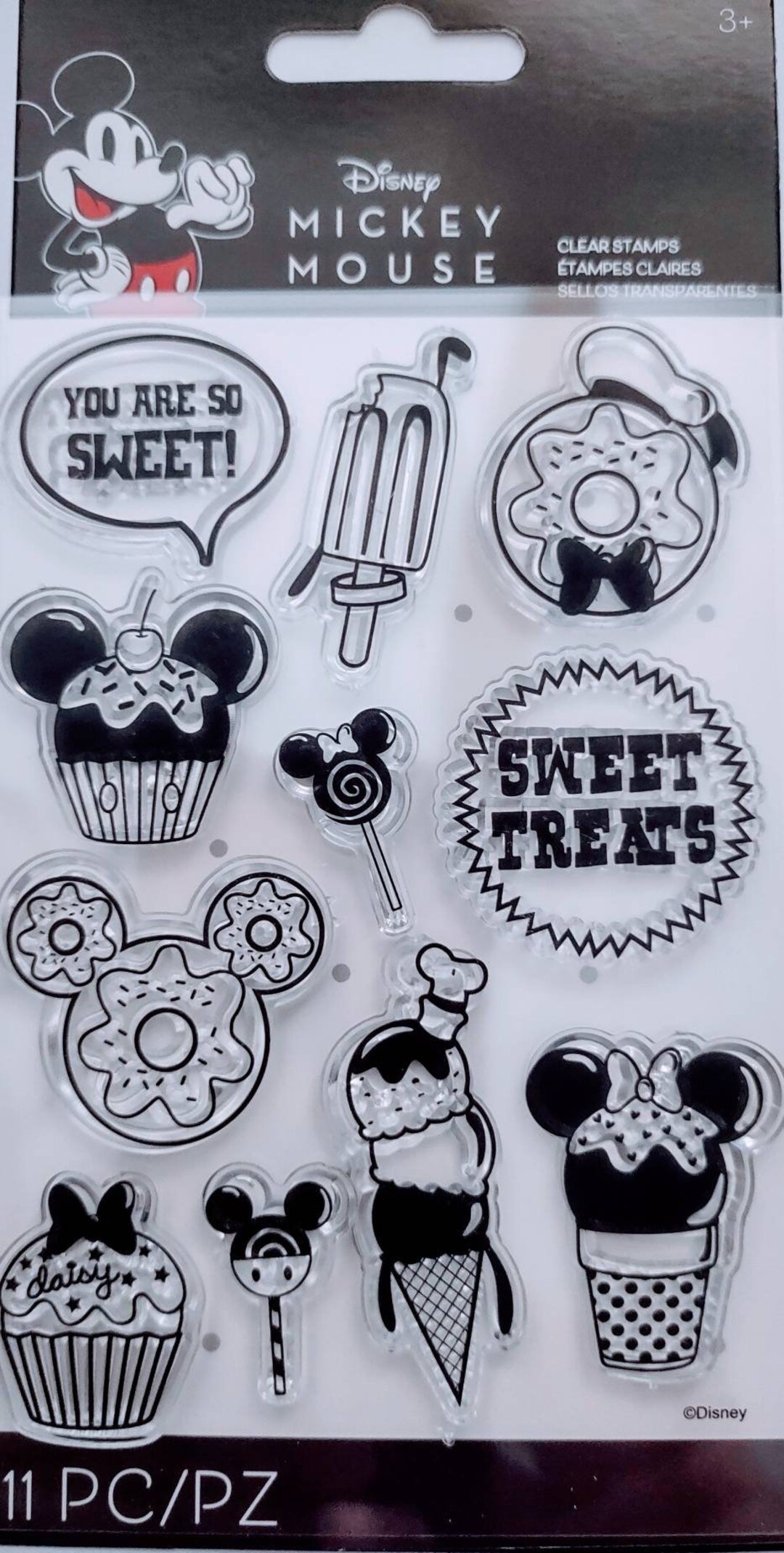 Disney Clear Stamp Set of 11 Mickey Mouse Clear Stamps NEW Etsy