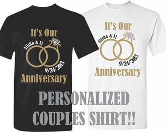 Anniversary Shirts | Etsy