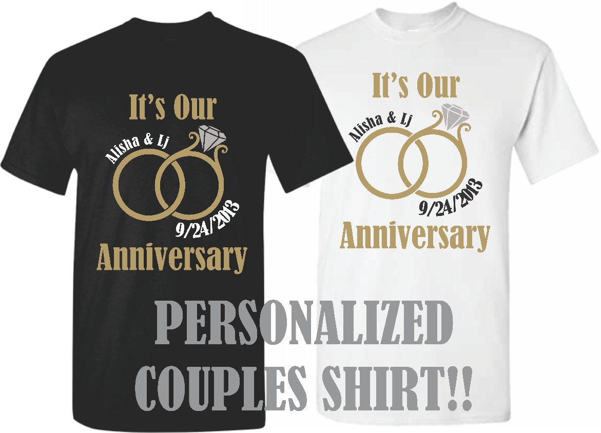 Its Our Anniversary Matching Anniversary Shirts / Couples Etsy
