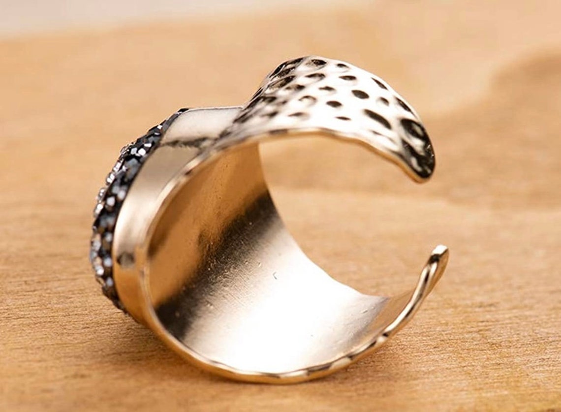 Evil Eye Protection ring Adjustable for women or man Etsy