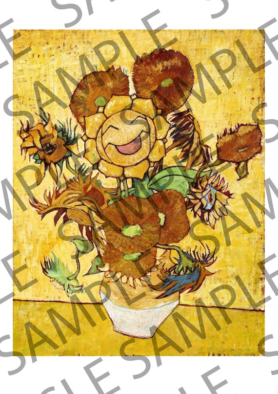 ゴッホピカチュウジクレーVan Gogh Giclée Pikachu