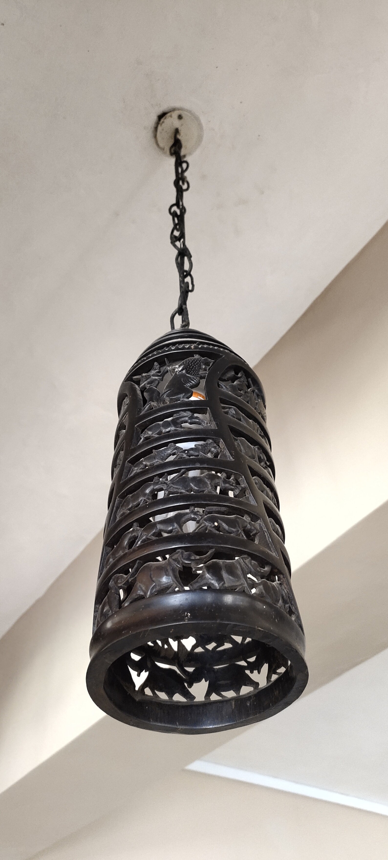 Wooden Modern Unique African Lamp Shade Home Decor Ceiling Etsy