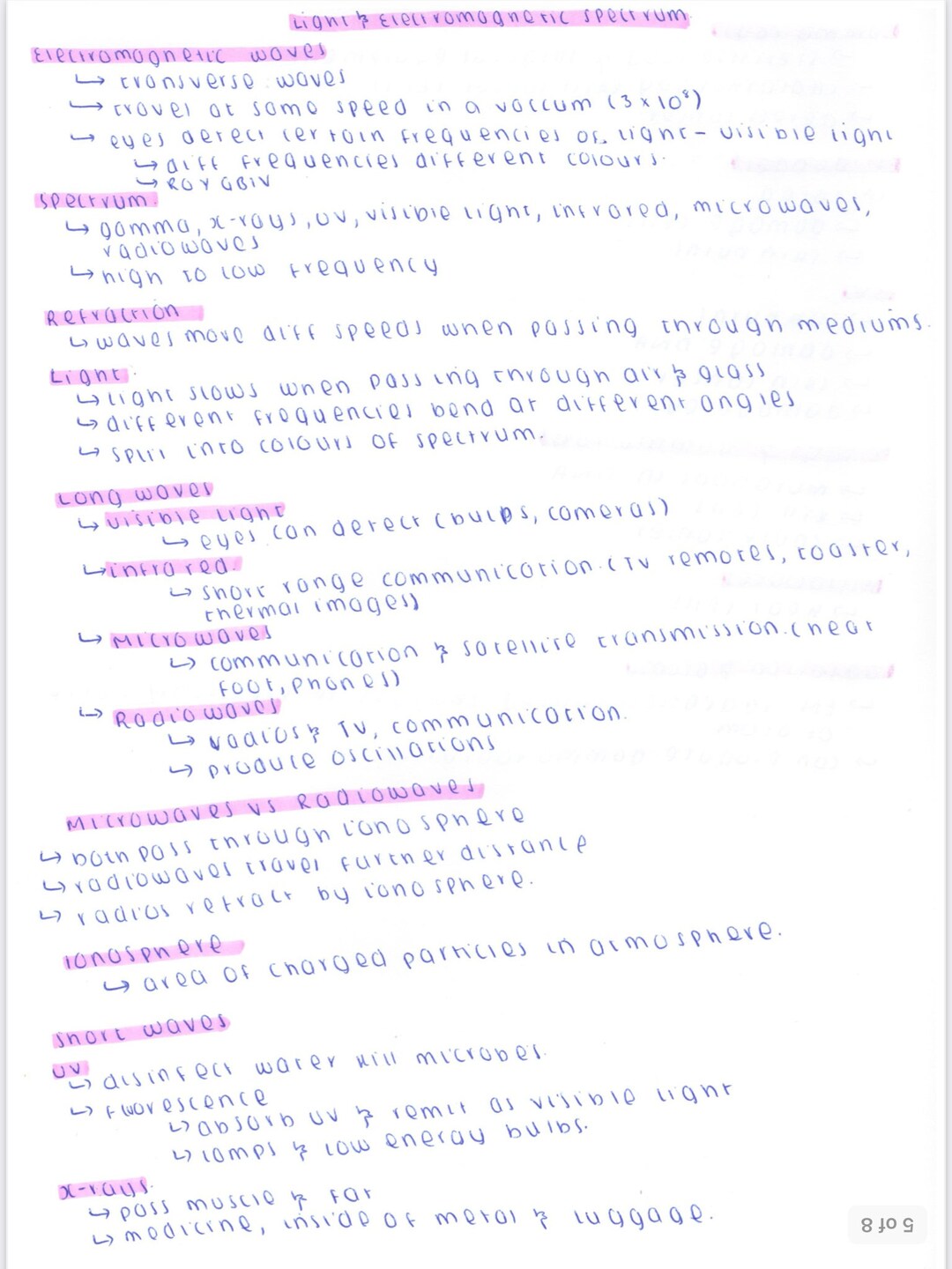 GCSE Physics Notes - Etsy