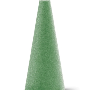 Generic 30PCS Blank Cone Shaped Styrofoam Polystyrene Foam For Arts Crafts