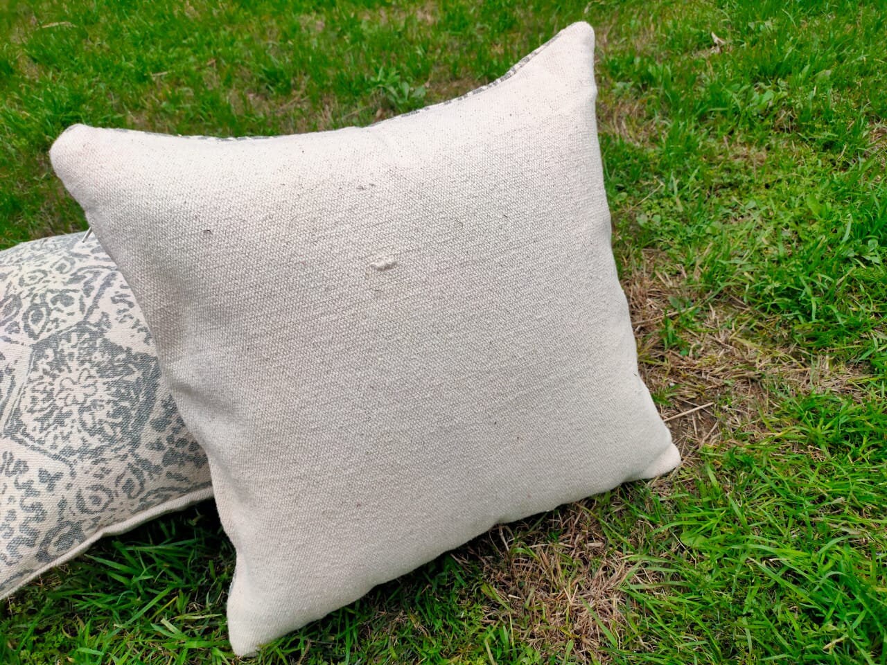 Handcrafted Cushion Cover With Screen Print Throw Cushion | Etsy