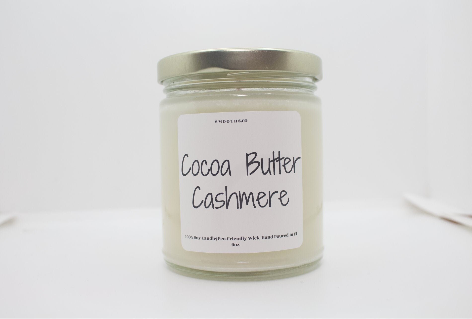 Cocoa Butter Cashmere Candle Homemade Candles 100 Soy Etsy