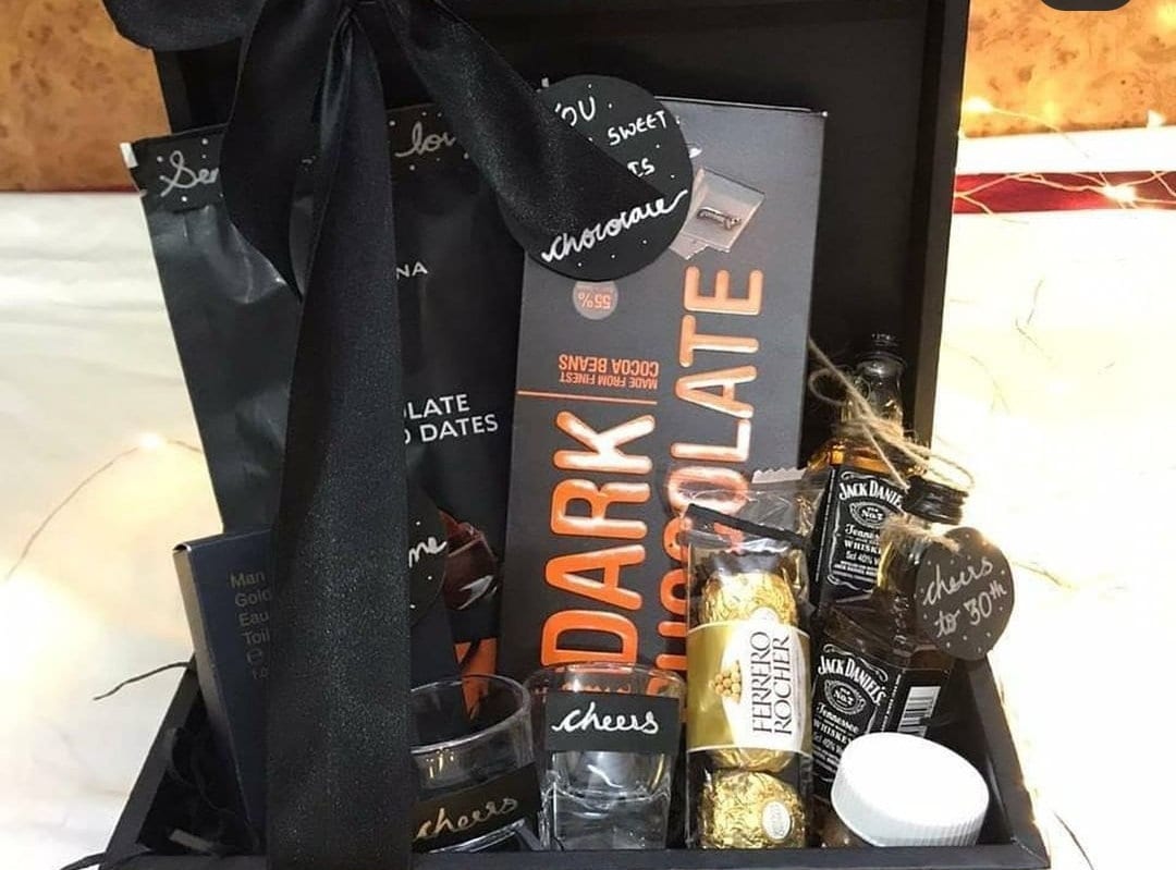 Customized birthday hamper for him for gifting gift hampers Etsy