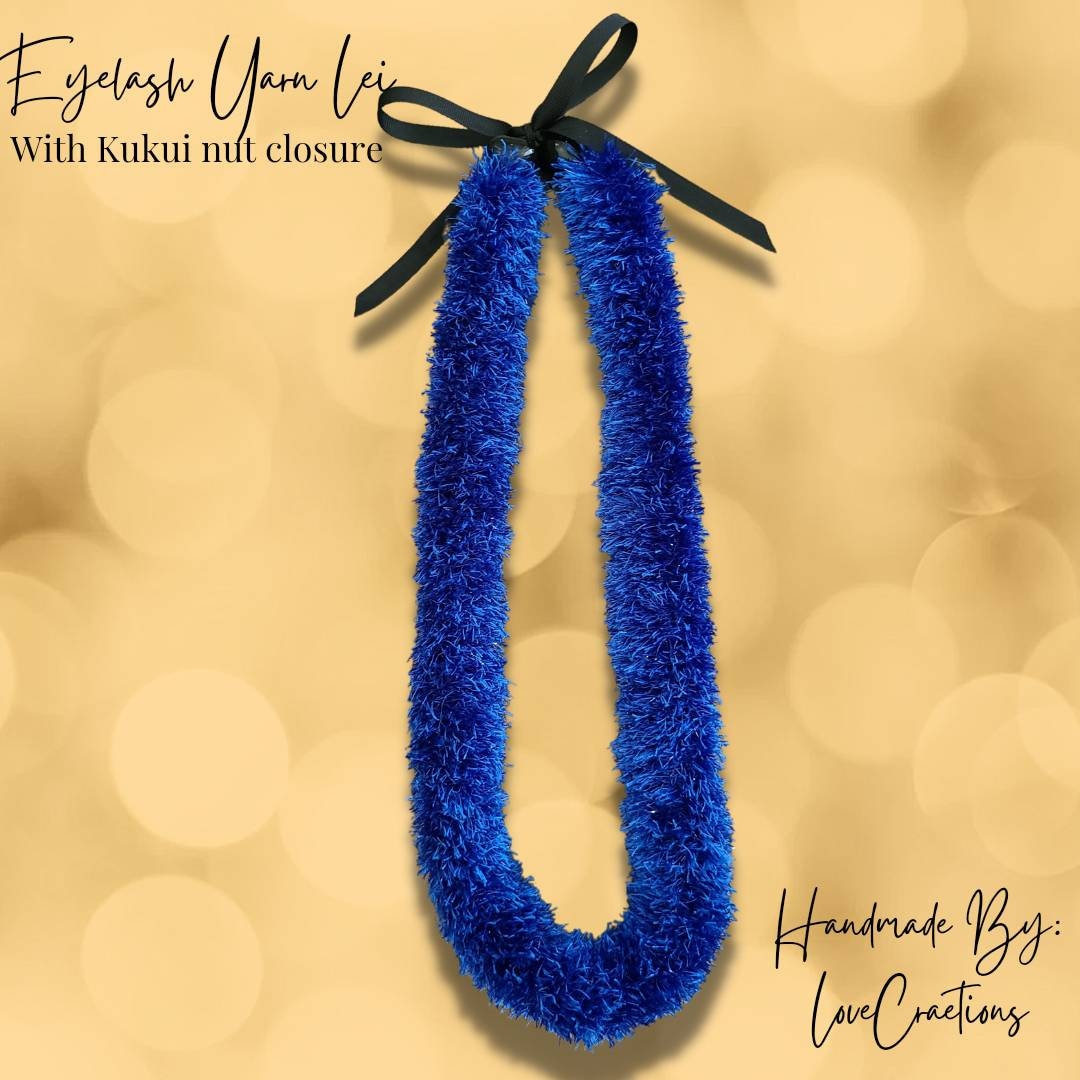 Eyelash Yarn Lei Etsy