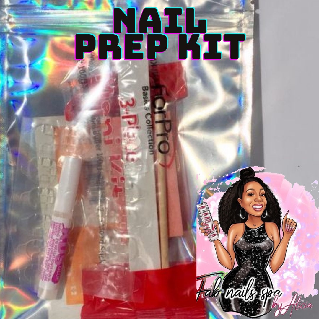 Press on Nails Mani Prep Kit/nail Glue/nail File/sticky Tabs/nail