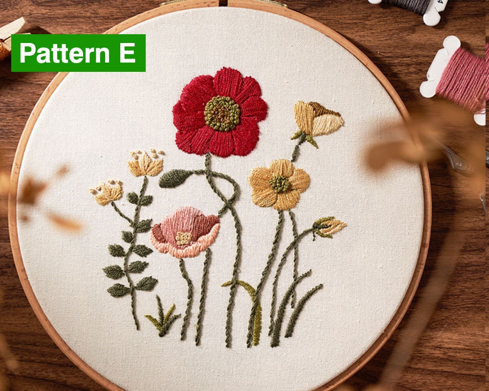 Embroidery kit for beginner vintage style embroidery  etsy Embroidery kit for beginner vintage style embroidery  etsy