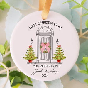 Personalized New Home Ornament, New House New Beginning, Housewarming Gift, New Home Gifts, New Home Owners Gift Idea, First Home Bauble