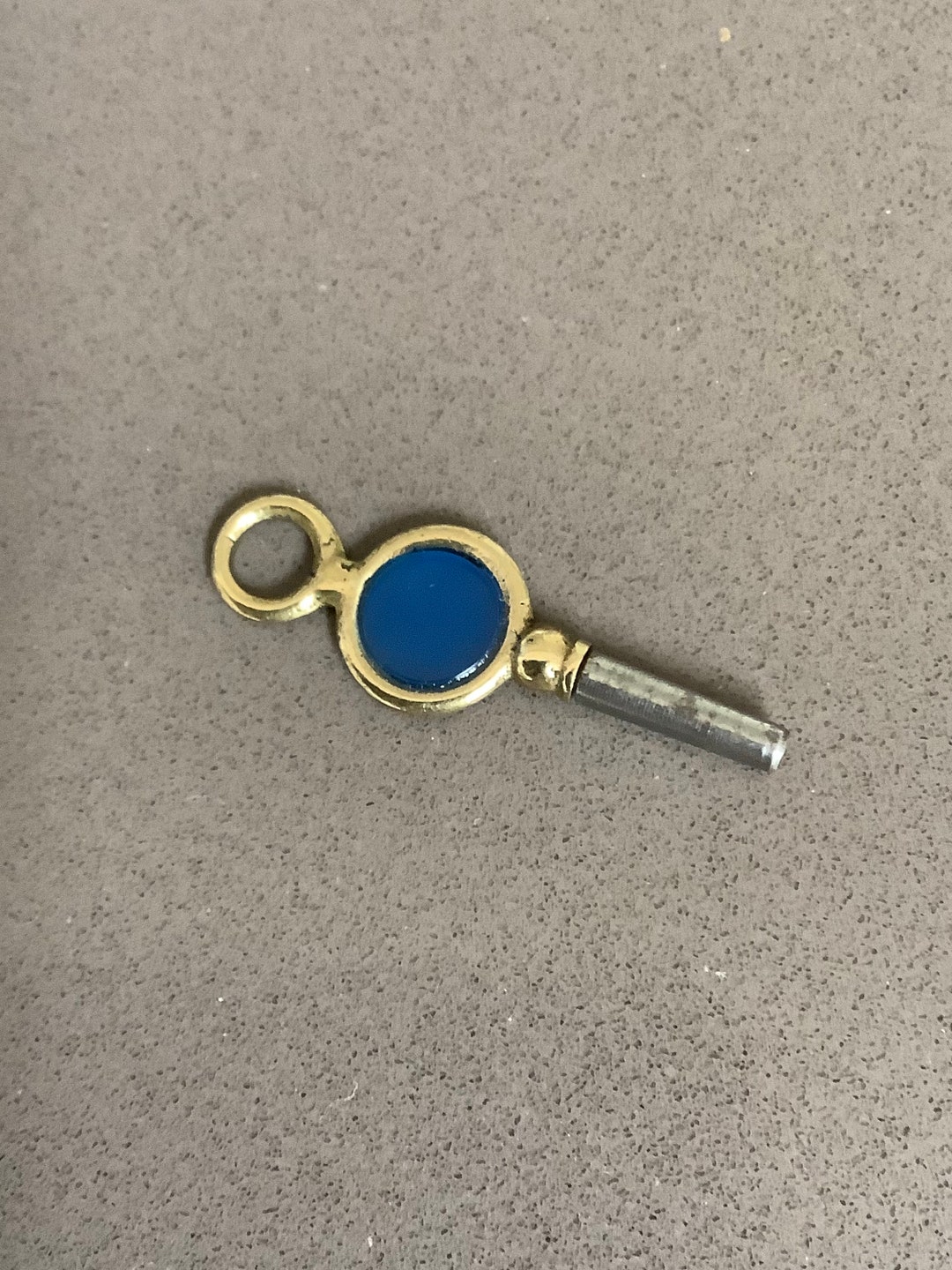 Antique Vintage Gold Tone Brass Pocket Watch Key Winder With 8 Etsy