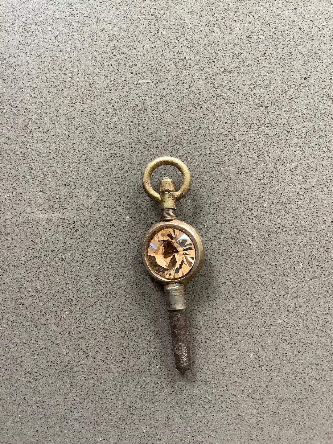 Antique Victorian Pocket Watch Key Winder Apricot Peach Etsy