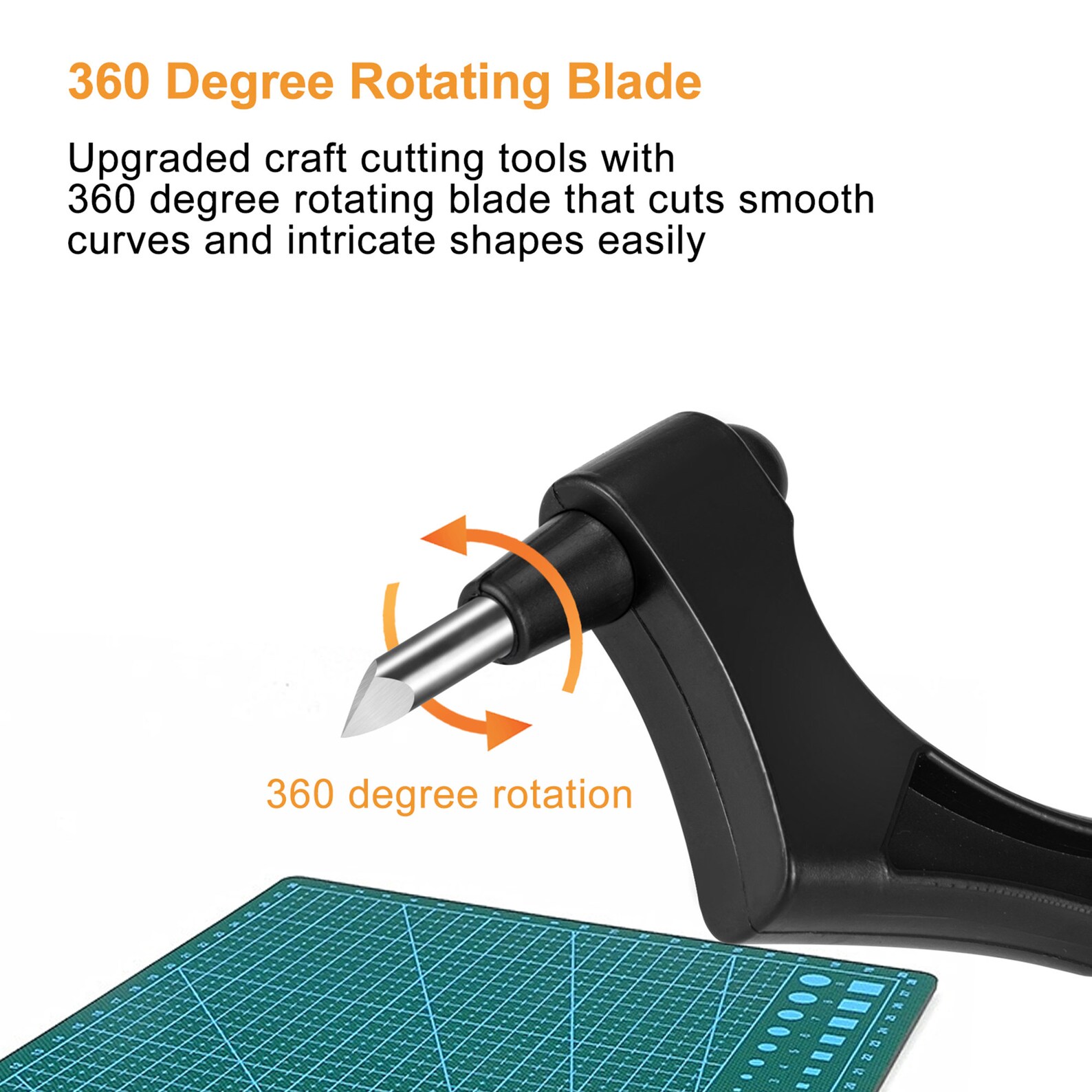 Craft Cutting Tools Craft Knife 360 Degree Rotating Blade Etsy