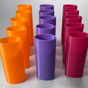 5-Pack BIC Lighter Holders Standard Size Protective Plastic Sleeves | 3D Printed | Blank Tubes for DIY Crafts | Compatible with BIC Lighters