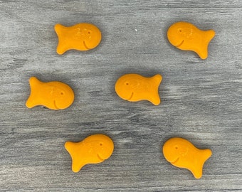 Charming Goldfish Magnets - Set of 6 : Playful Elegance for Your Space