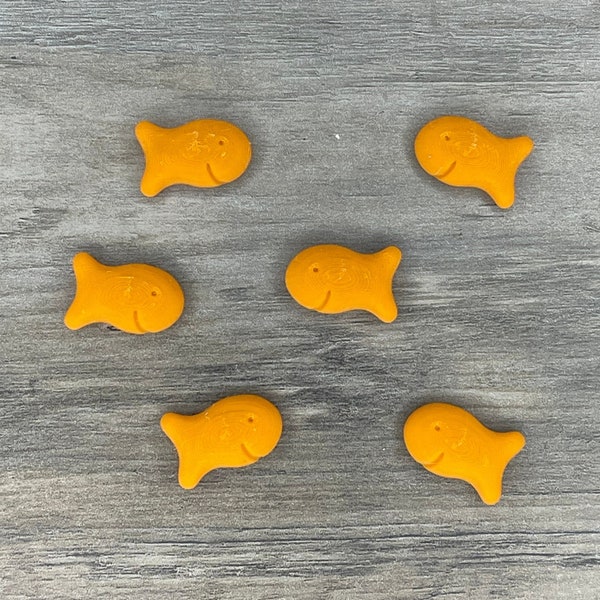 Charming Goldfish Magnets - Set of 6 : Playful Elegance for Your Space