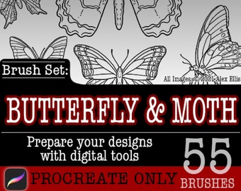Ultimate Butterfly and Moth Collection for Procreate