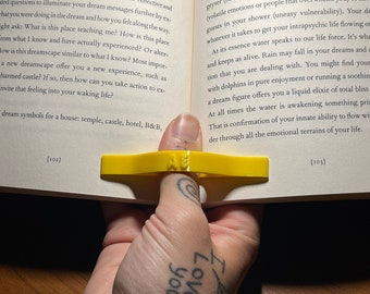 Unique Book Page Holder | Personalized Thumb Page Holder for Easy Reading  Perfect Gift for Book Lovers For A Comfortable Reading Experience