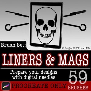 Ink Your Imagination with Procreate Tattoo Brushes - Design Custom Tattoos with Ease on iPad Pro.