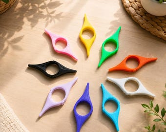 Personlig boksidhållare: 3D-utskriven tumläsare-present