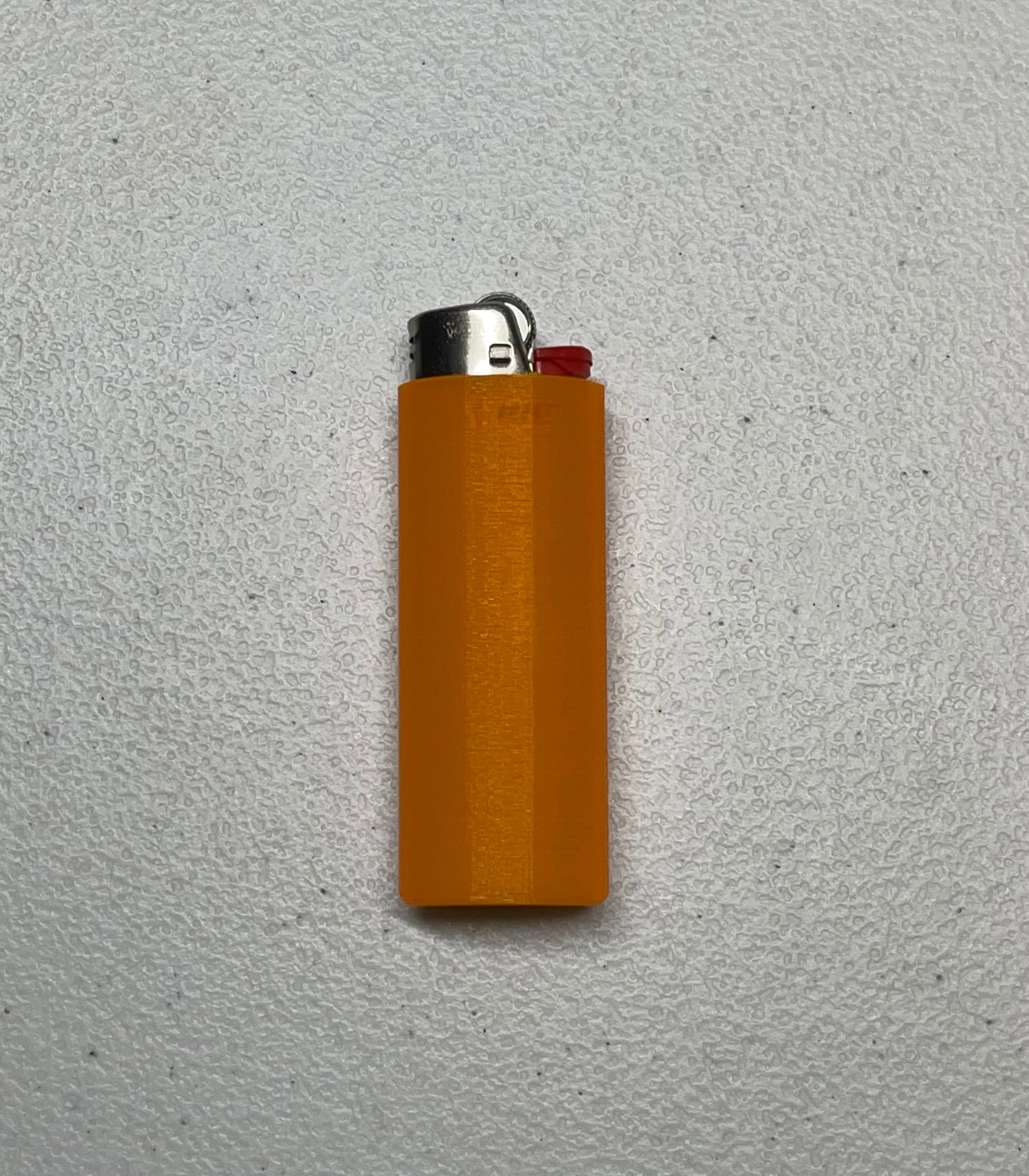 Silver Lighter Case Plain Standard Size Bic Lighter 3 Pack 37373