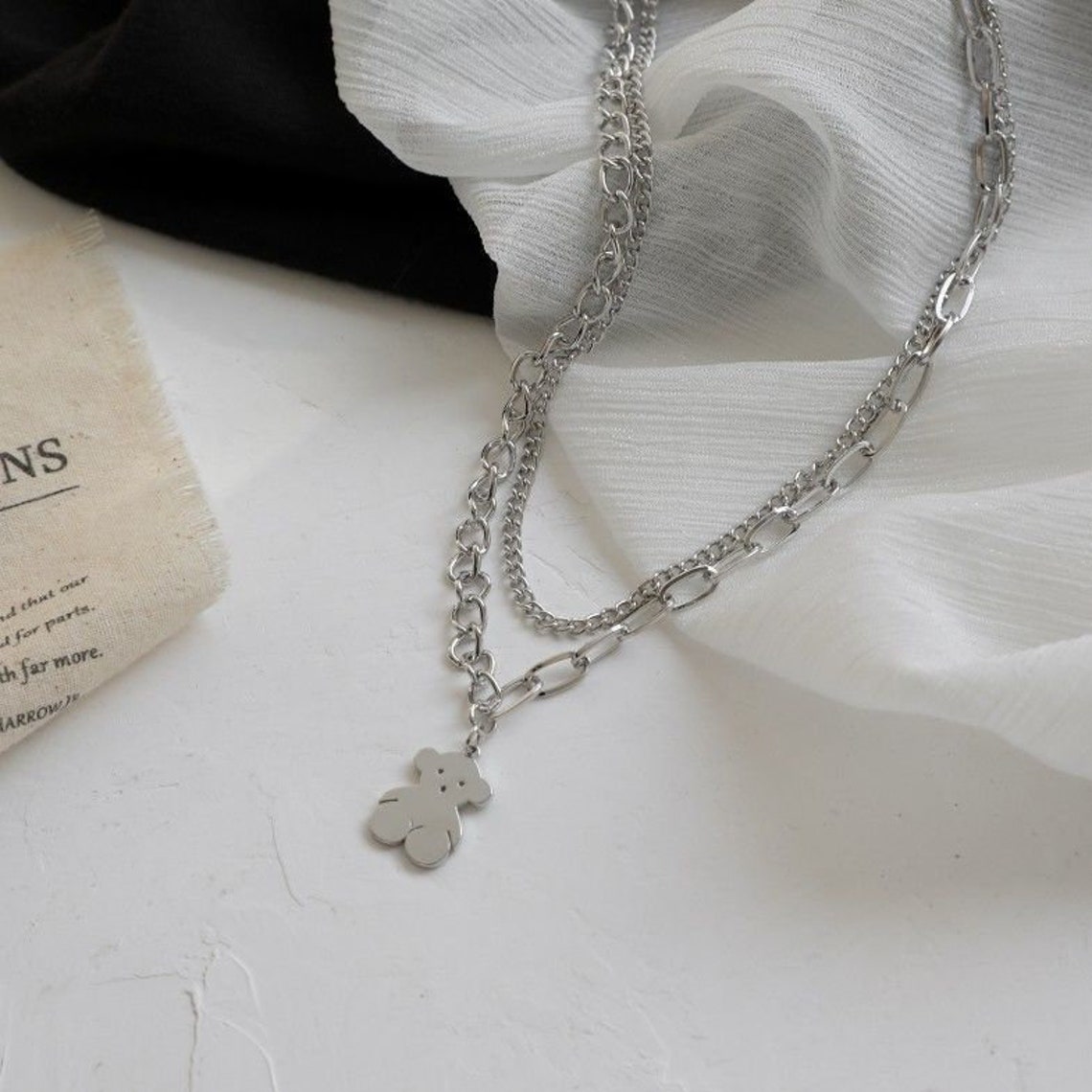 Silver Alloy Funny Necklace Funny Animals Necklace Cool Hip Etsy