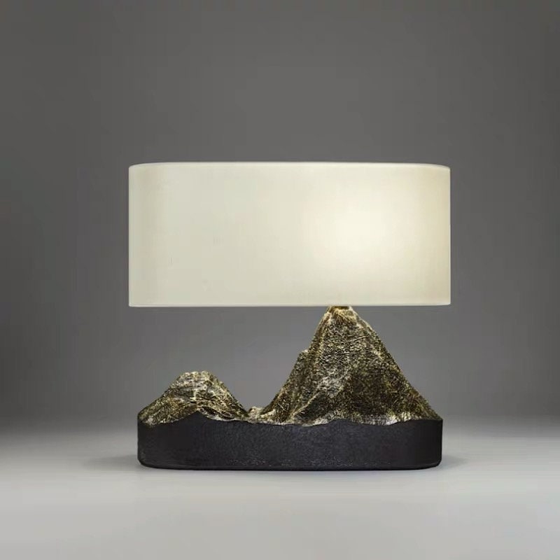 Lampe de Montagne Zen d'humeur Faite à La Main/Cadeau Personnalisé Lampe Chambre Coucher Veilleuse S