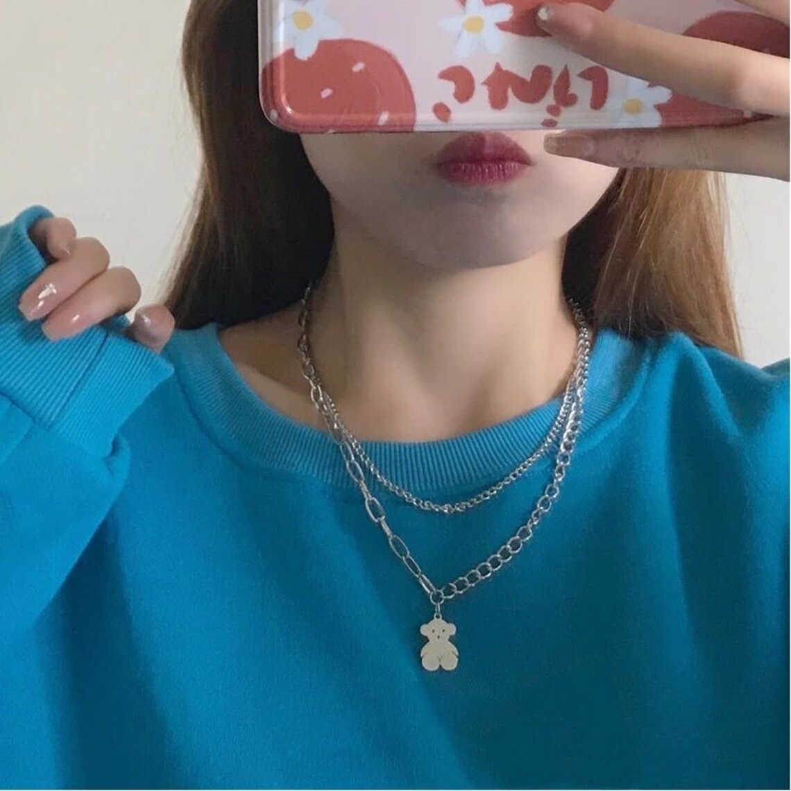 Silver Alloy Funny Necklace Funny Animals Necklace Cool Hip Etsy