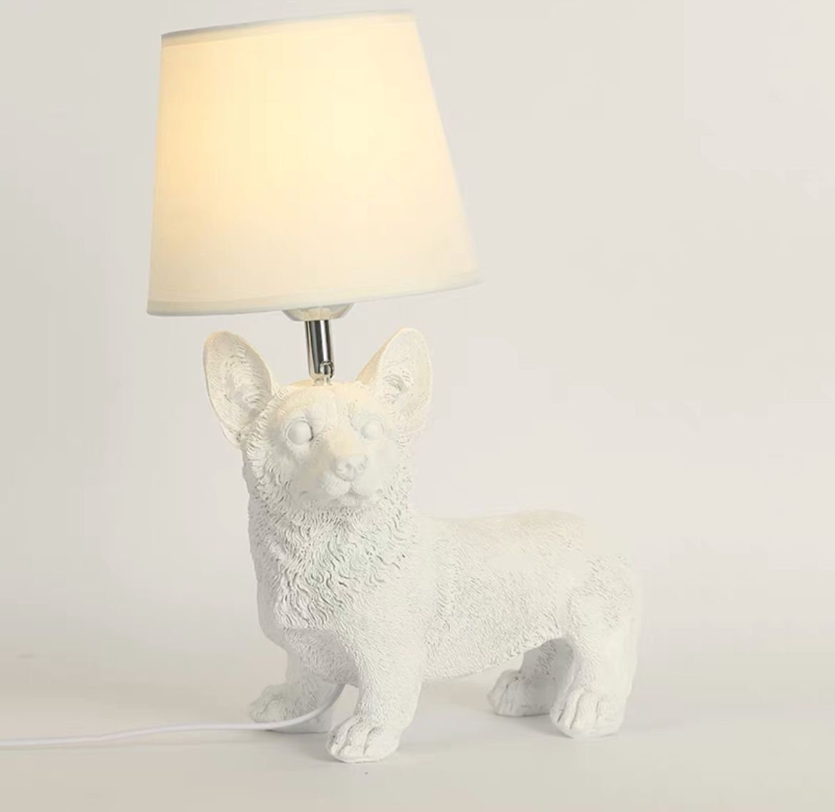 2025 New Dog Series Art Desk Lamp, Lamps For Night Stands, Stained Resin Cat Tabletop Light, Cute Pet Cats Themed Led Table Lamps, Creative Animals Table Lam
