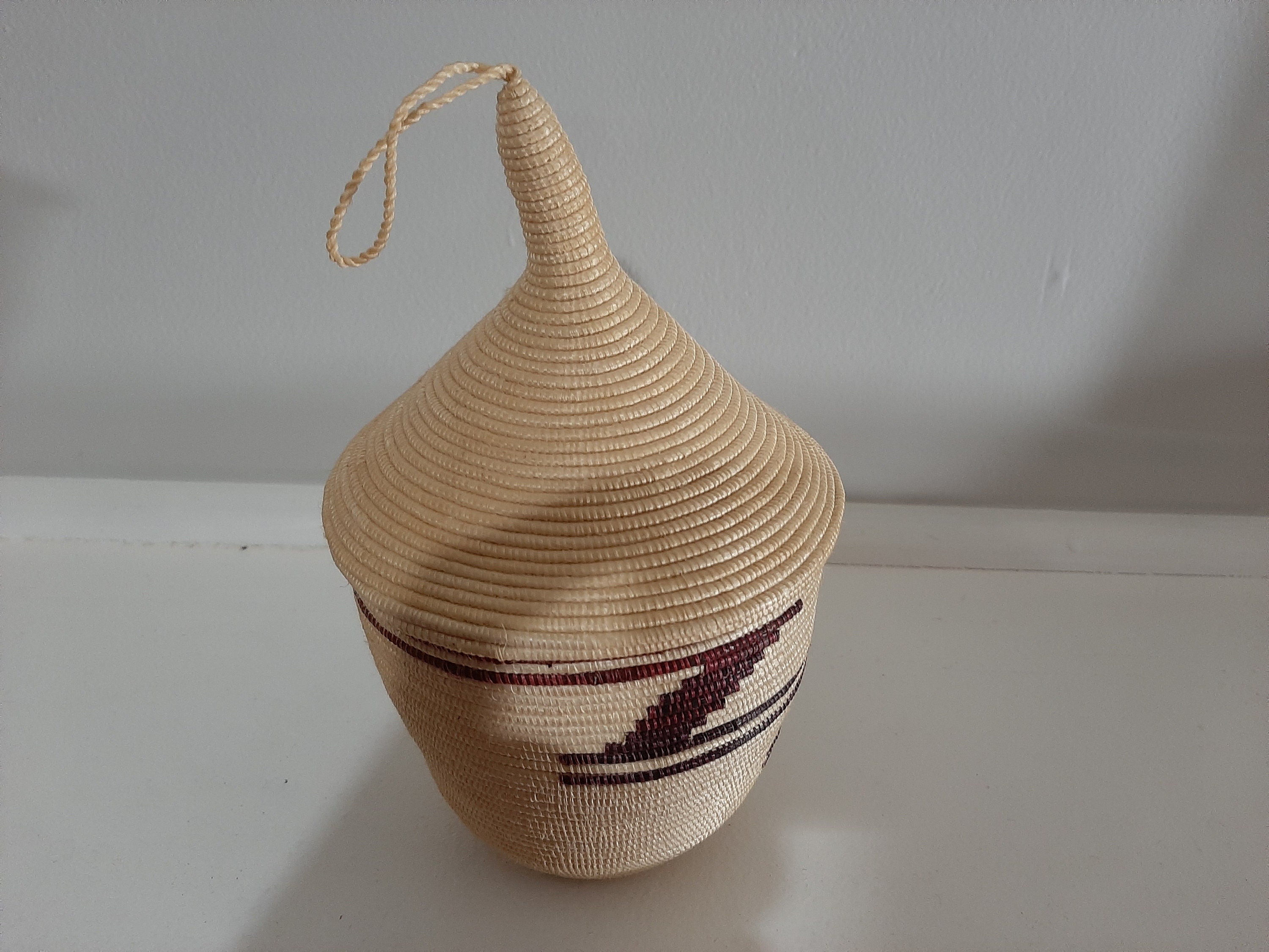 African Handcrafted Wicker Basket Etsy