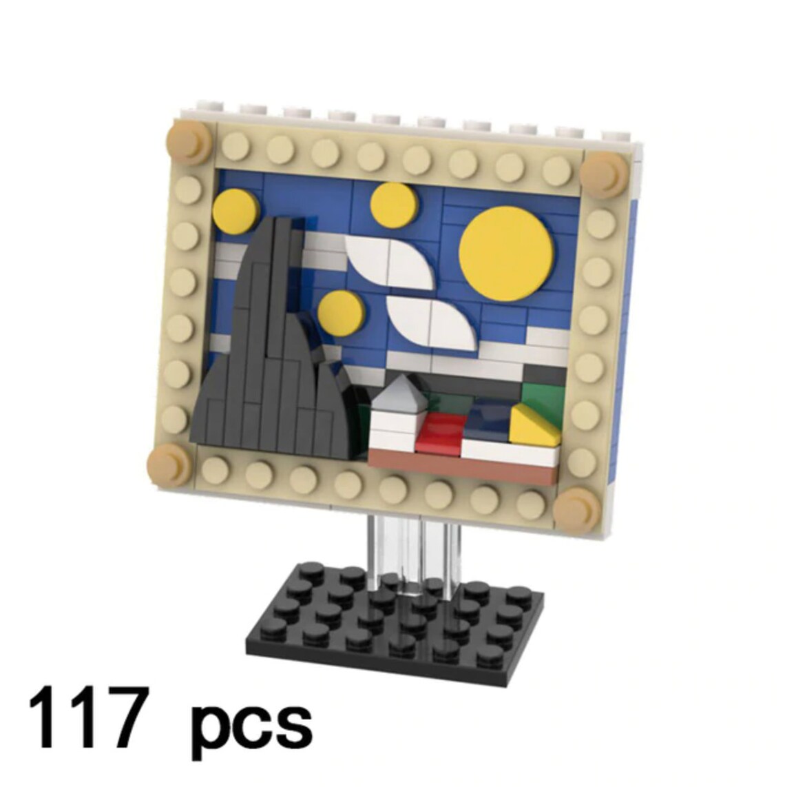 Tournesols Lego World Famous Classic Painting Van Gogh Building Blocks | Etsy