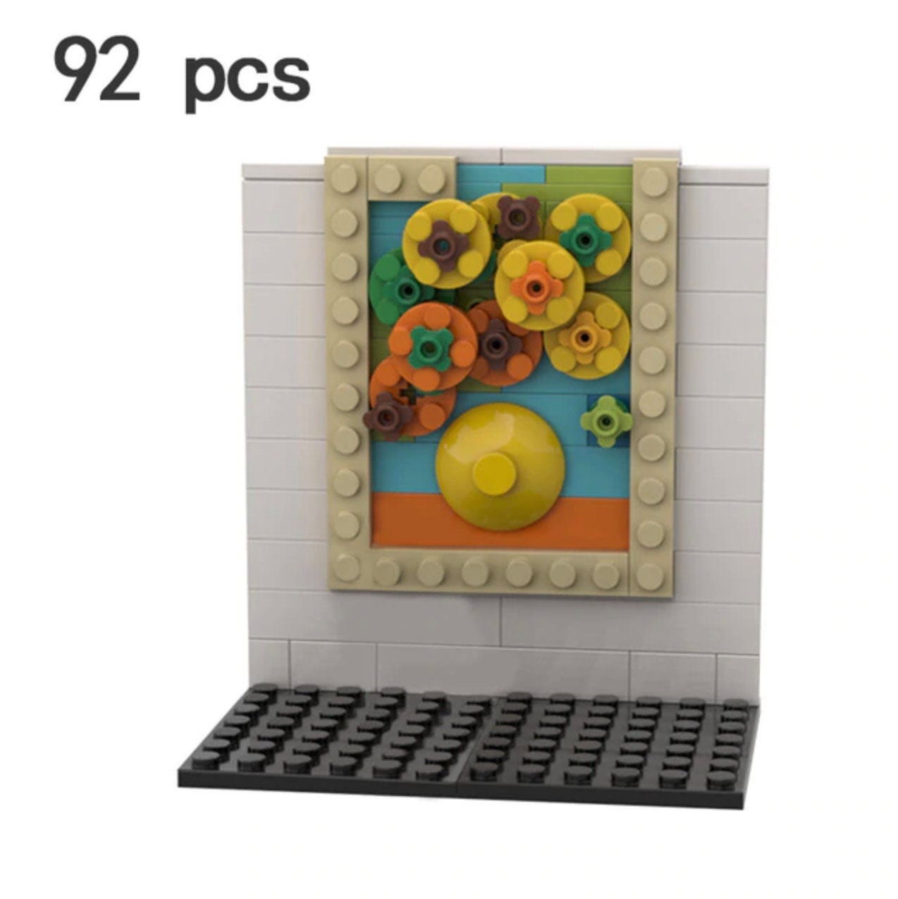Tournesols Lego World Famous Classic Painting Van Gogh Building Blocks | Etsy