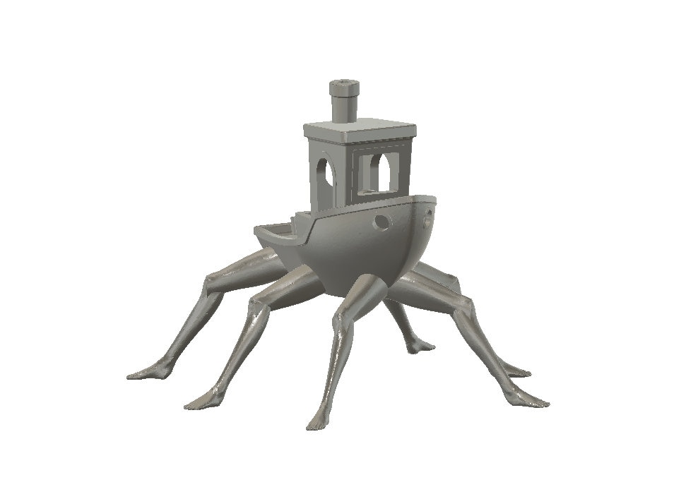 Spider Benchy With Human Legs 3D Model - Etsy