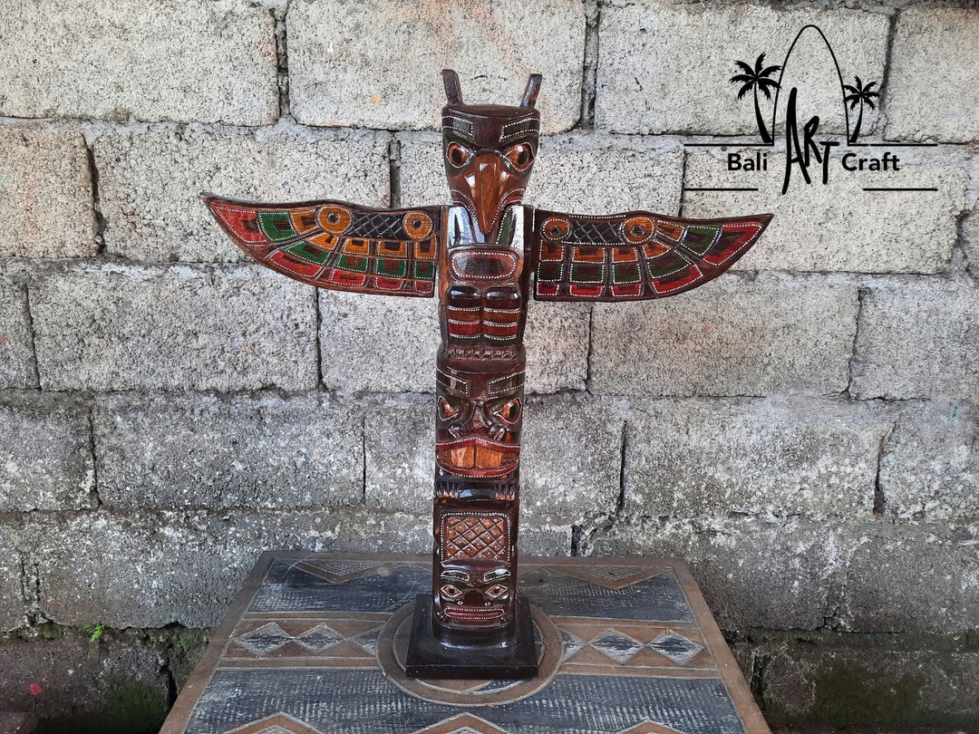 木製トーテムポール WOOD トーテムポール | ゼネラルストア オルネ