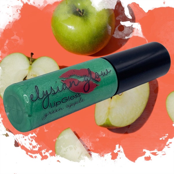 Lip Gloss, Green Apple, Lip moisturizer, Elysian Glow