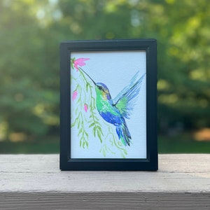 Hummingbird - 5X7 Watercolor Painting