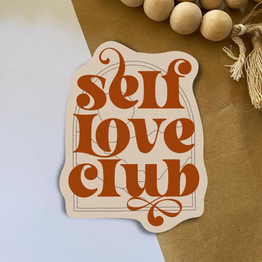 Self Love Club - Vinyl Sticker - Die Cut Sticker - Laptop Stickers ...