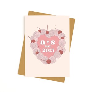 Personalised Love Card - Valentines Day - Love - Greeting Card- Blank Card - Special - Meaningful
