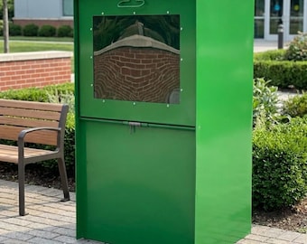 Weerbestendige krantencontainer