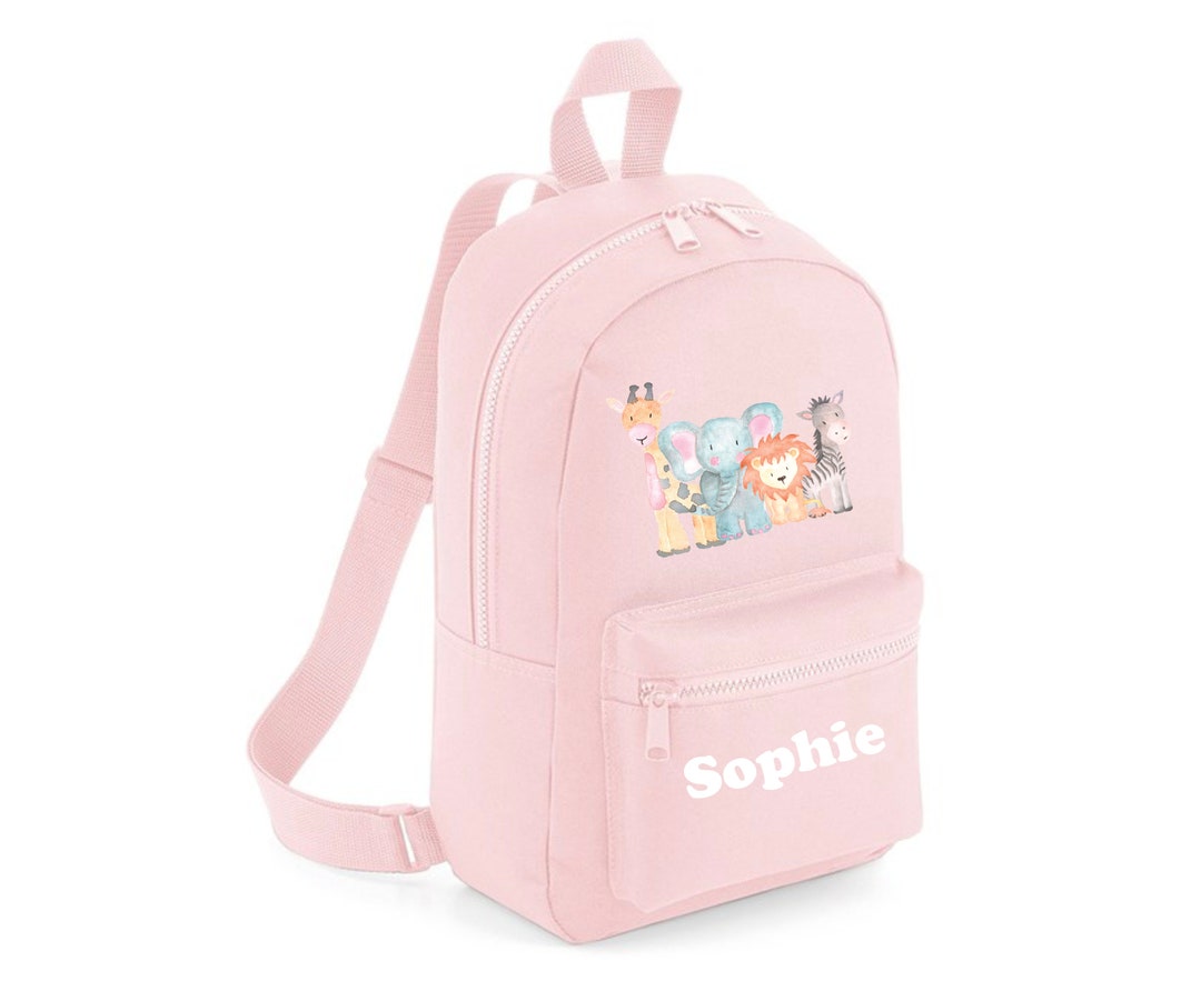 Personalised Rucksack Backpack Pink Boys Girls Nursery Bag School Bag ...