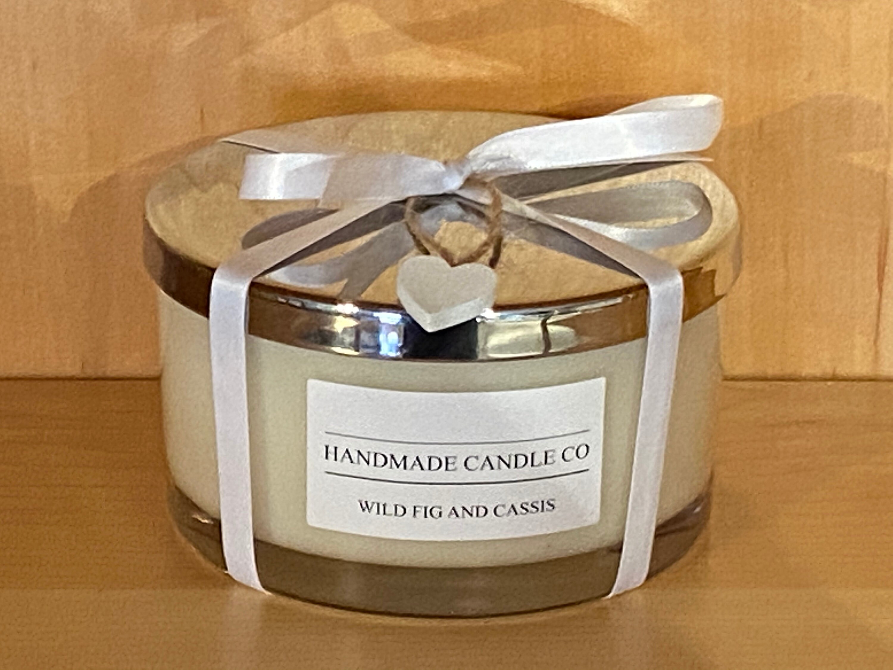 HANDMADE CANDLE COMPANY Luxury Scented 3 Wick Candle. Wild Fig Etsy